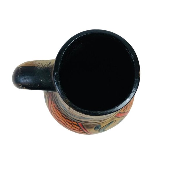 Southwestern Boho Vase Pitcher 9 Inch Primitive Earthy VTG Native Vibe - Picture 7 of 14